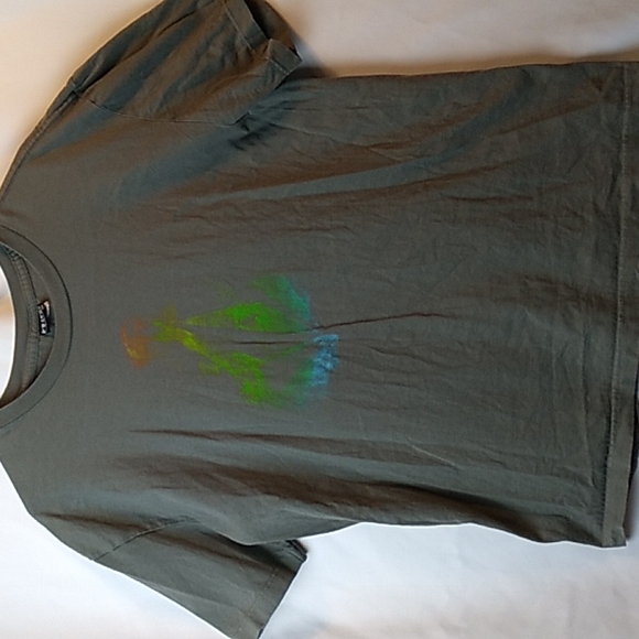 Volcom Men's green tshirt w logo in size large - Picture 1 of 4